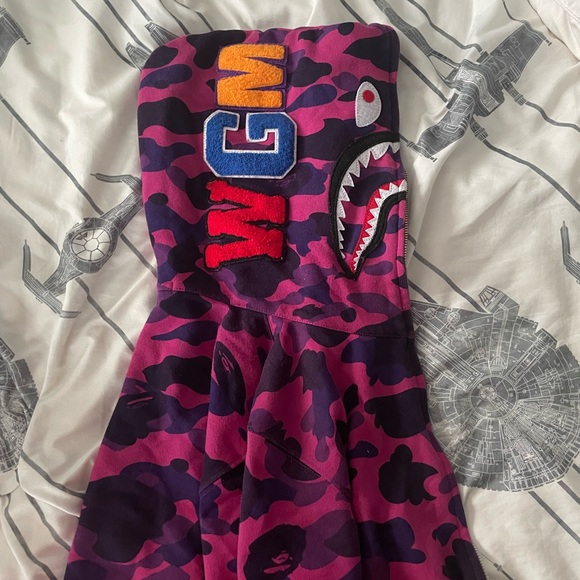 Purple Bape Camo Shark Full Zip - Picture 8 of 8